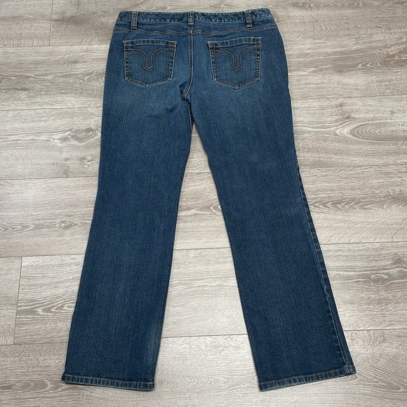 Ann Taylor Loft Straight Fit Denim Jeans 12 - Picture 15 of 16
